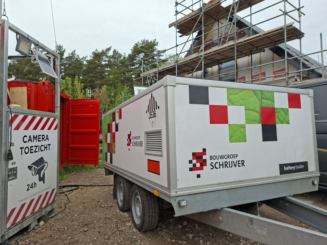 Emissievrije stroomvoorziening tijdens renovatiewerkzaamheden